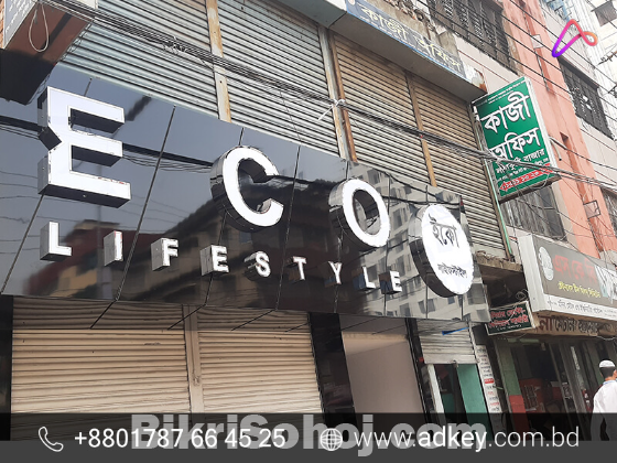 Acrylic Letter Light Advertising in Dhaka Bangladesh